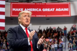 Tổng thống Mỹ Donald Trump. (Nguồn: AP)
