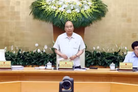 Thủ tướng Nguyễn Xuân Phúc phát biểu. (Ảnh: Thống Nhất/TTXVN)