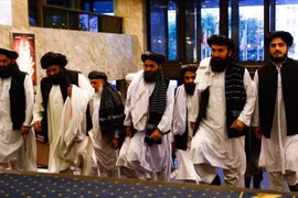 Phái đoàn Taliban tham gia đàm phán. (Nguồn: aa.com.tr)