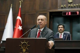Tổng thống Thổ Nhĩ Kỳ Recep Tayyip Erdogan. (Nguồn: THX/TTXVN)