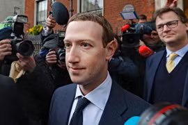 Giám đốc điều hành Facebook Mark Zuckerberg. (Nguồn: Getty Images)