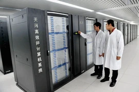 Một hệ thống siêu máy tính ở Trung Quốc. (Nguồn: Analytics India Magazine)