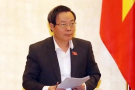 Phó Chủ tịch Quốc hội Phùng Quốc Hiển phát biểu. (Ảnh: Trọng Đức/TTXVN)
