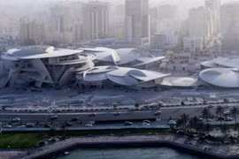 Phác họa toàn cảnh Bảo tàng Quốc gia Qatar. (Nguồn: geo.tv)