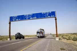Đường cao tốc Makran ở Pakistan. (Nguồn: seaviewgwadar.com)
