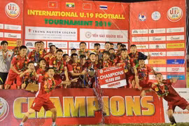 U19 Việt Nam vô địch giải U19 quốc tế. (Nguồn: VFF)