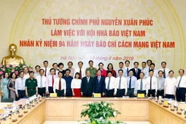 Thủ tướng Nguyễn Xuân Phúc làm việc với Hội Nhà báo Việt Nam