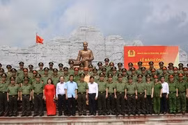 Báo công dâng Bác những chiến công xuất sắc của lực lượng Công an