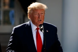 Tổng thống Mỹ Donald Trump tại cuộc họp báo ở Washington D.C, Mỹ. (Nguồn: THX/TTXVN)