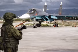 Máy bay chiến đấu của Nga tại căn cứ quân sự ở Syria. (Nguồn: Sputnik)