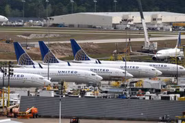 Máy bay của hãng hàng không Mỹ United Airlines. (Nguồn: Reuters)