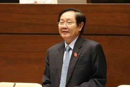 Bộ trưởng Bộ Nội vụ Lê Vĩnh Tân. (Ảnh: Phương Hoa/TTXVN)