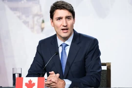 Ảnh tư liệu: Thủ tướng Canada Justin Trudeau phát biểu tại Montreal, Canada ngày 7/12/2018. (Nguồn: AFP/TTXVN)