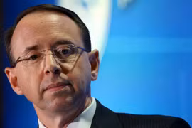 Thứ trưởng Bộ Tư pháp Mỹ Rod Rosenstein. (Nguồn: Getty Images)