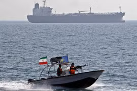 Lực lượng tuần duyên Iran hoạt động trên vùng biển Vịnh Arab. (Nguồn: AFP)