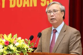 Ông Trần Quốc Vượng, Ủy viên Bộ Chính trị, Thường trực Ban Bí thư. (Ảnh: Phương Hoa/TTXVN)