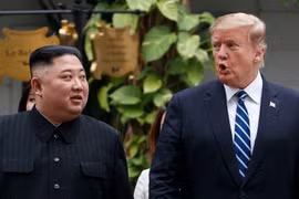 Tổng thống Mỹ Donald Trump nói rằng ông và nhà lãnh đạo Triều Tiên Kim Jong-un có “một tình cảm tốt đẹp." (Nguồn: AP)