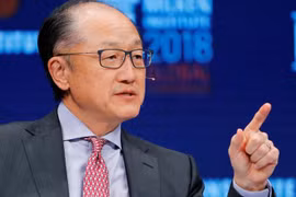 Chủ tịch Ngân hàng Thế giới (WB) Jim Yong Kim. (Nguồn: Reuters)