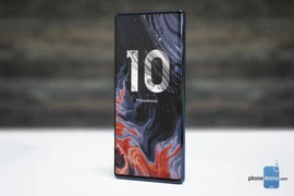 Một mẫu dựng Galaxy Note 10 theo các thông tin rò rỉ gần đây. (Nguồn: Trusted Reviews)