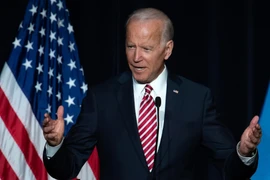 Ảnh tư liệu: cựu Phó Tổng thống Mỹ Joe Biden phát biểu tại Dover, Mỹ, ngày 16/3. (Nguồn: AFP/TTXVN)