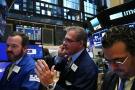 Sàn giao dịch chứng khoán New York, Mỹ. (Nguồn: AFP/TTXVN)