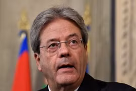 Ông Paolo Gentiloni phát biểu tại Rome, sau khi được chỉ định làm Thủ tướng mới của Italy. (Nguồn: AFP/TTXVN)