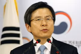 Ông Hwang Kyo-ahn tại một sự kiện ở Seoul ngày 9/12. (Nguồn: EPA/TTXVN)