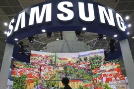 Gian hàng của Samsung tại Triển lãm điện tử Hàn Quốc ở Seoul. (Nguồn: AP/TTXVN​)