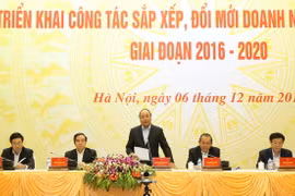Thủ tướng Nguyễn Xuân Phúc phát biểu chỉ đạo. (Ảnh: Thống Nhất/TTXVN)