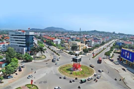 Một góc thành phố Vĩnh Yên. (Ảnh: Trọng Lịch/Vietnam+)