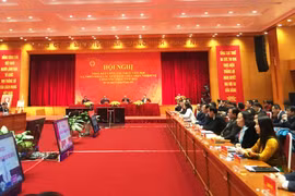 Hội nghị Tổng kết công tác thuế năm 2020 và Triển khai các giải pháp thực hiện nhiệm vụ công tác thuế năm 2021, ngày 5/1. (Ảnh: Vietnam+)