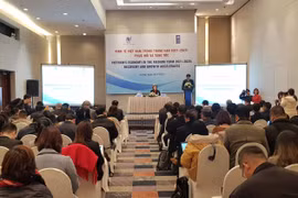 Công bố Báo cáo đánh giá do Trung tâm Thông tin và Dự báo kinh tế-xã hộ Quốc gia (NCIF), ngày 20/1. (Ảnh: Vietnam+) 