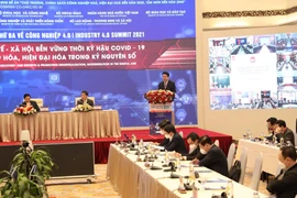 Thứ trưởng Bộ Kế hoạch và Đầu tư-Trần Quốc Phương phát biểu. (Ảnh: Vietnam+)