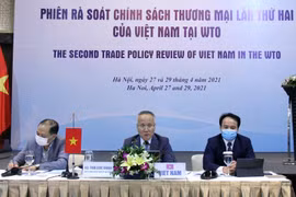 Phiên rà soát chính sách thương mại lần thứ 2 của Việt Nam tại WTO, tại Hà Nội. (Ảnh: Vietnam+)