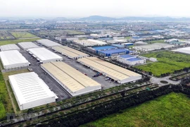 Một góc Khu công nghiệp và Đô thị VSIP Bắc Ninh với đầy đủ hạ tầng cơ bản. (Ảnh: Danh Lam/TTXVN)