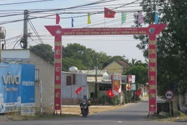 Xã Đăk Blà, thành phố Kon Tum đạt chuẩn nông thôn mới trong năm 2022. (Ảnh: Dư Toán/TTXVN)