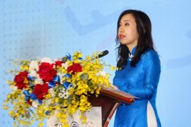 Thứ trưởng Bộ Ngoại giao Lê Thị Thu Hằng. (Ảnh: Tuấn Đức/TTXVN)