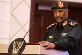Tổng tư lệnh Các Lực lượng Vũ trang Sudan, Tướng Abdel-Fattah Al-Burhan. (Ảnh: AFP/TTXVN)