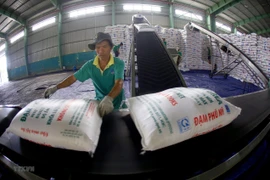 Sản phẩm đạm Phú Mỹ của PVFCCo. (Ảnh: Huy Hùng/TTXVN)