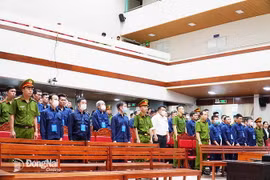 Tòa án Nhân dân tỉnh đã tiến hành xét xử giai đoạn 1 đối với 74 bị cáo trong đại án buôn lậu xăng, dầu. (Nguồn: Báo Đồng Nai)