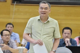 Trung tướng Tô Ân Xô, Người phát ngôn Bộ Công an trả lời các câu hỏi của phóng viên. (Ảnh: Minh Đức/TTXVN)