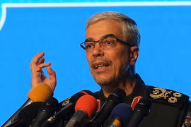 Tham mưu trưởng Lực lượng Vũ trang Iran Mohammad Bagheri. (Ảnh: AFP/TTXVN)