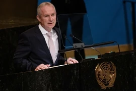 Chủ tịch Đại hội đồng LHQ Csaba Kőrösi. (Ảnh: AFP/TTXVN)