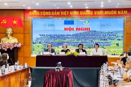 Hội nghị sản xuất và cung ứng cà phê không gây mất rừng theo quy định của Liên minh châu Âu. (Ảnh: PV/Vietnam+)