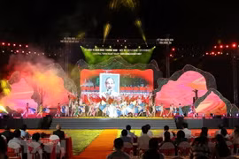 Một chương trình nghệ thuật. (Ảnh: Dương Giang/TTXVN)