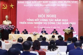 Ông Trần Tuấn Anh, Ủy viên Bộ Chính trị, Trưởng Ban Kinh tế Trung ương phát biểu chỉ đạo. (Ảnh: An Đăng/TTXVN)