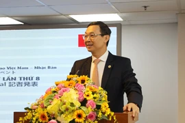 Giám đốc Sở Ngoại vụ Thánh phố Hồ Chí Minh Trần Phước Anh thông tin về Lễ hội Việt Nam-Nhật Bản lần thứ 8. (Nguồn: Trung tâm báo chsi Thành phố Hồ Chí Minh)