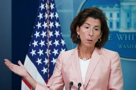 Bộ trưởng Thương mại Mỹ Gina Raimondo. (Ảnh: AFP/TTXVN)