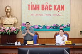 Sáng 16/7, tại Bắc Kạn, Thủ tướng Phạm Minh Chính chủ trì buổi làm việc với lãnh đạo chủ chốt tỉnh Bắc Kạn về tình hình, kết quả phát triển kinh tế-xã hội và phương hướng, nhiệm vụ thời gian tới.