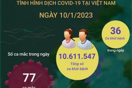 [Infographics] Tình hình dịch COVID-19 tại Việt Nam ngày 10/1